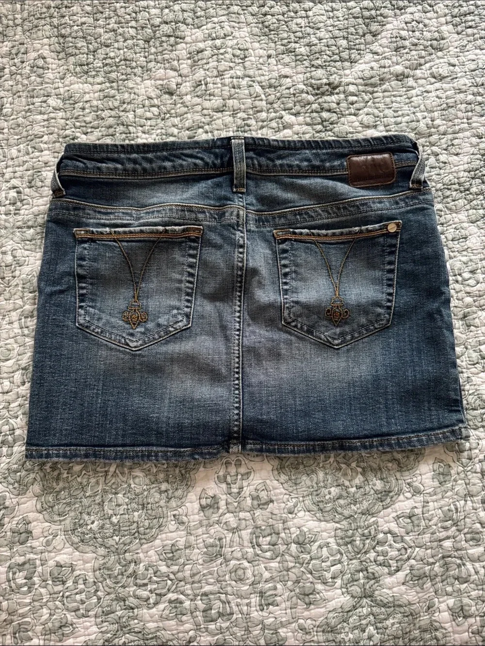 Women's Blue Denim Mini Skirt